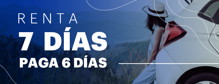 Renta 7 días paga 6 dias